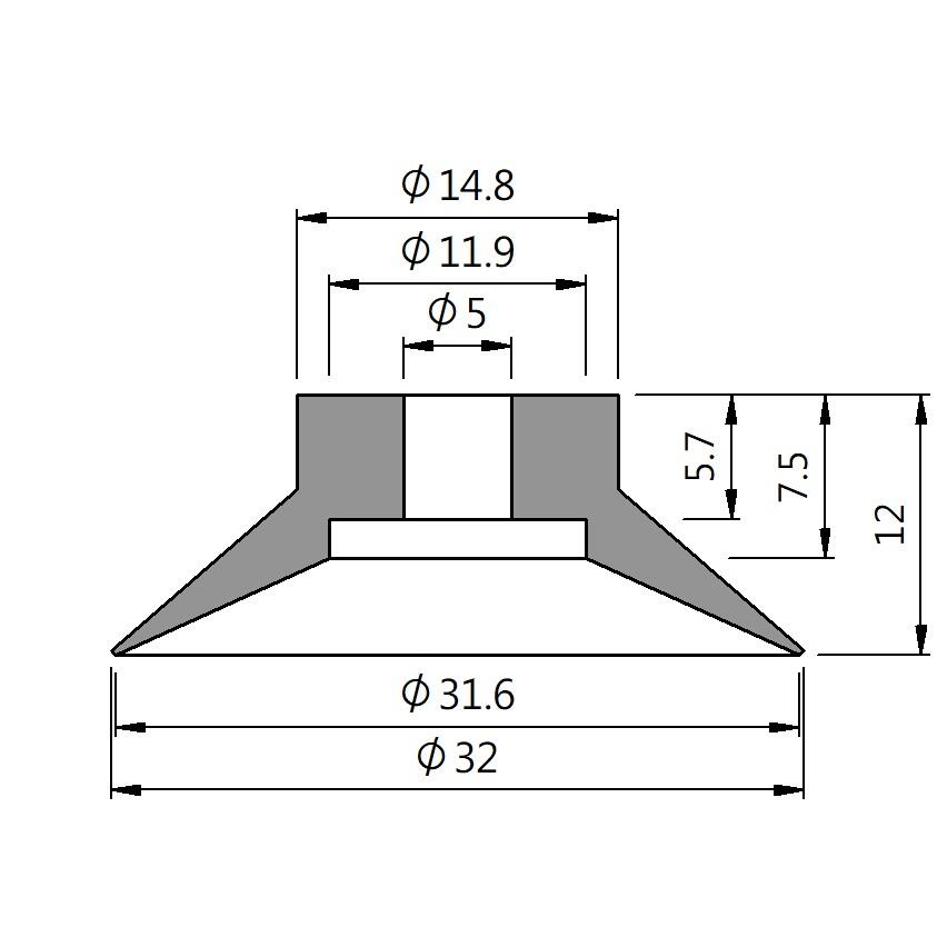 PNG单层/双层型真空吸盘-S1-PNG-121